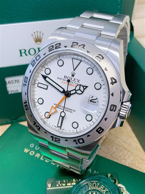 rolex explorer i white dial|rolex explorer 2 42mm white.